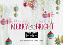So Bright Holiday Logo Cards