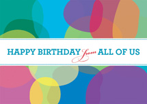Artistic Balloons Birthday Greeting Cards